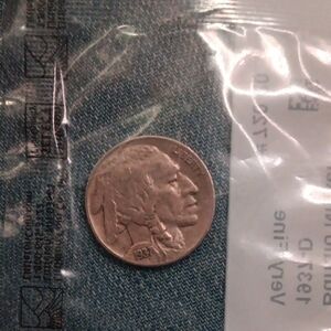 Vintage Buffalo Nickel Coin